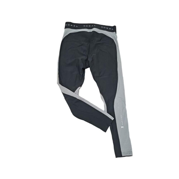 Men's Koral Black and Gray Compression Tights - Size L - Picture 4 of 9